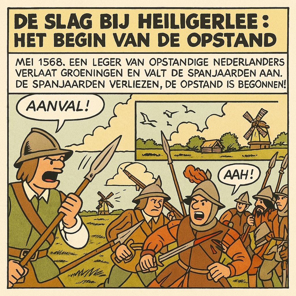 De Slag bij Heiligerlee